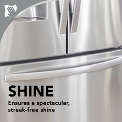 Stainless Steel Cleaner: 30 Count Cleaning Wipes, Removes Dirt, Grime, Grease