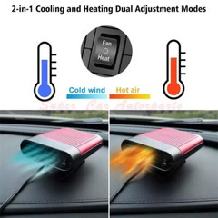 Small Space Heater 170W 2 Gears 18V Battery Operated Electric Fan Heater