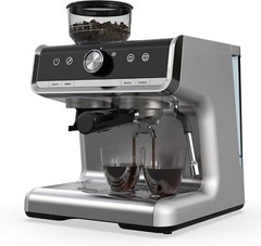 Espresso Machine with Grinder 20 Bar Espresso Coffee Maker Latte w/Milk Frother