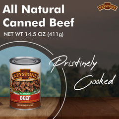Keystone All Natural Beef, 14.5 oz Can