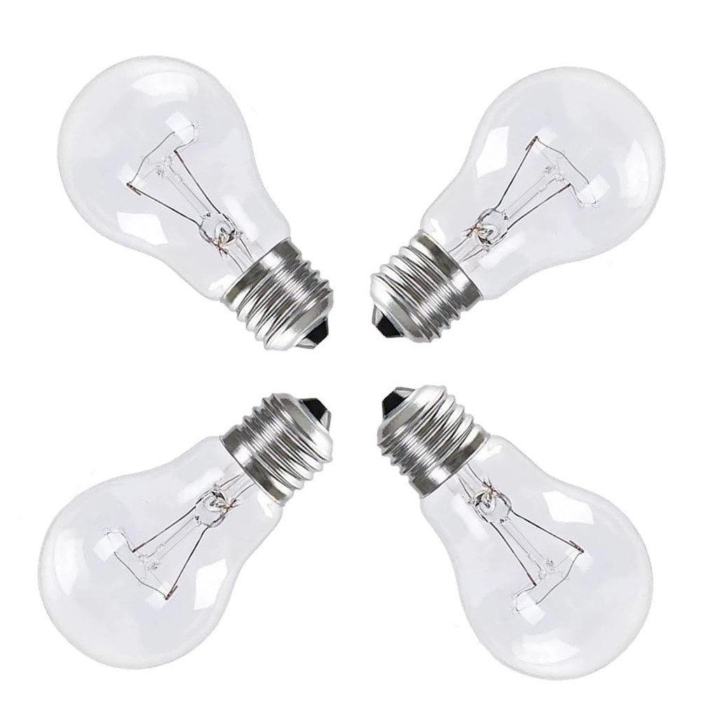 A19 Clear Incandescent Rough Service Light Bulb, 100 Watt Incandescent Light