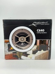 Proficient C640 6.5″ In-Ceiling Speakers Pair PAS11640 Graphite Woofer 125W Home