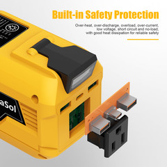 250W Power Inverter For Dewalt Battery 20V 110V 3 USB Outlet Portable Camping