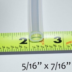 ULTRA CLEAR PURE SILICONE TUBING BY THE FOOT – ALL SIZES