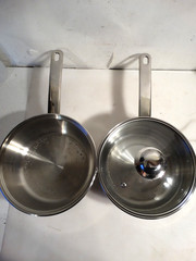 6 Cup Double Boiler Pot Set 1.5 Quart Stainless steel Saucepan Vented Lid