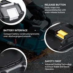 2x 18V 3.0Ah LXT Lithium-Ion Battery For Makita BL1860B BL1850B BL1840B BL1830B