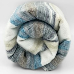 SOFT & WARM STRIPED ALPACA LLAMA WOOL BLANKET THROW 95″x65″ QUEEN BED SOFA COUCH