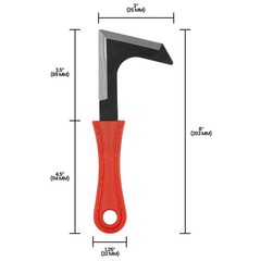 Zenport K111 Crack Weeder, Driveway, Side-Walk Weeding Tool, Orange