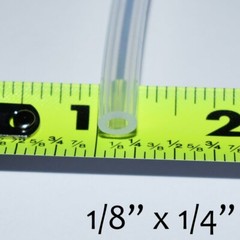 ULTRA CLEAR PURE SILICONE TUBING BY THE FOOT – ALL SIZES