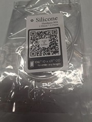 Silicone Tubing 1/16″ ID x 1/8″ OD Hobby- Food/Medical hose – High Temp 1ft