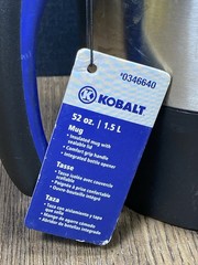 Kobalt ~ 52oz / 1.5L Insulated Mug w/ Sealable Lid~ Comfort Grip & Bottle Opener