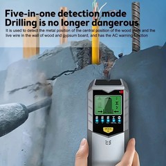 5 in 1 Stud Finder Wall Scanner LCD Display Detector for Wood AC Wire Metal Pipe