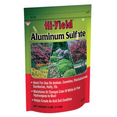 Hi-Yield Aluminum Sulfate Flower Growth Fertilizer Vigorous Plants Evergreen 4lb