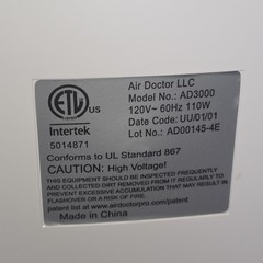 AirDoctor AD3000 Air Purifier – Tested – UltraHEPA Filtration ( NO Filters )