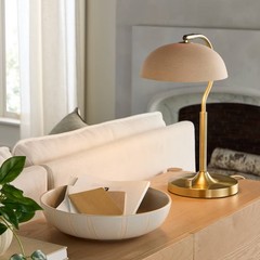 Ceramic Shade Table Lamp Brass – Hearth & Hand with Magnolia