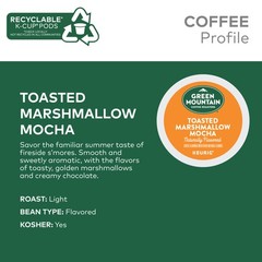 Green Mountain Coffee Roasters Toasted Marshmallow Mocha K-Cup Pods, 24 Count