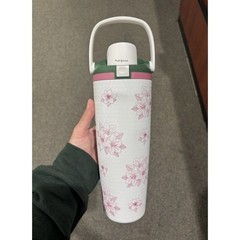 Limited Edition Owala Azalea Water Bottle Flip Lock Lid Handle 30oz NEW