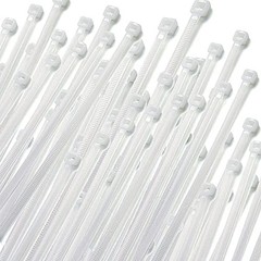 10 Inch Cable Ties – 100 Pack – UV Weather Resistant – HEAVY DUTY 75 Pounds