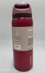 Special Edition Holiday Owala 32oz Stainless Steel – Poinsettia READ DESCRIPTION