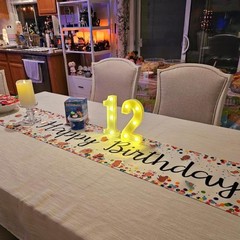 7.88 Inch Light Up Numbers 18 Sign Happy 18th Birthday Party Table Decor
