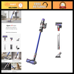 Cordless Vacuum Cleaner, 185AW, 3 Power Modes, 60 Min Runtime, Deep Clean Hard F