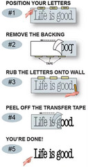 1″, 2″, 3″ SELF ADHESIVE VINYL LETTERS & NUMBERS UPPER STICKERS CAR STICKER