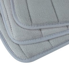 Memory Foam 3PCS Bathroom Rug Absorbent Bath Mat Set Small Large and Contour Rug