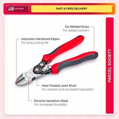 Pliers 9 Inches Polished 1.0 Count Plastic 8 Pro Series Diagonal Compound Action