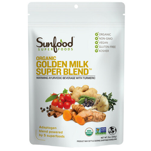 Golden Milk Super Blend 6 Oz By Sunfood Superfoods