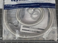 GE General Electric Gas Range & Dryer Installation Kit 48″ Stainless Steel