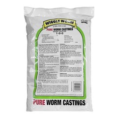 Wiggle Worm Worm Castings Organic Fertilizer, Soil Builder, 30-lbs