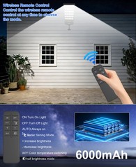 Solar Lights Outdoor Dusk To Dawn LED Motion Sensor Bright Solar Street Lights