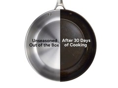 Strata 12.5″ Carbon Clad® 3-ply Carbon Steel Frying Pan—Partially Seasoned