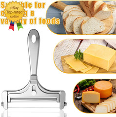 Stainless Steel Wire Cheese Slicer with 4 Extra Wires Adjustable Thickness