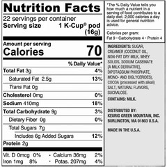 Swiss Miss Salted Caramel Hot Cocoa, Keurig Single Serve K-Cup Pods, 88 Count