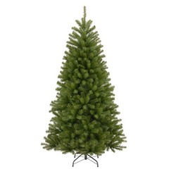 7.5 ft Unlit North Valley Spruce Artificial Christmas Tree, 1,346 Tips, Inclu…