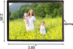 8 Pack 2.5X3.5 Inch Magnet Photo Frame for Refrigerator, Magnetic Picture Holder