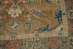 Vintage Geometric Traditional Area Rug 5×6 Hand-knotted Wool Carpet for Any Room