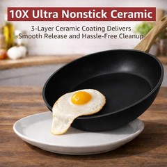 23-Piece Pots and Pans Set Non Stick,Titanium Ceramic Cookware Set Non Toxic
