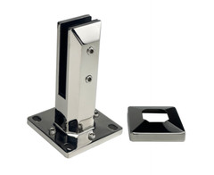 CSDMS160A- Glass Railing Adjustable Square Heavy Duty Spigot, 2″X 2″x 6 1/4″