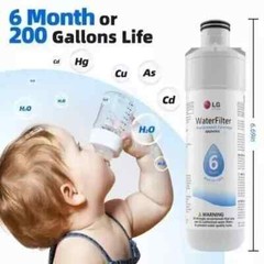 6 Pack Replacement Fridge Refrigerator Ice Water Filter LG LT1000P ADQ747935 F-1