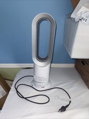 Dyson AM09 Hot & Cool Jet Focus Fan Heater- White/Silver