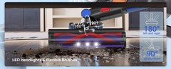 Cordless Vacuum Cleaner 65KPa 550W 75min Runtime Stick Carpet Floor Cleaner