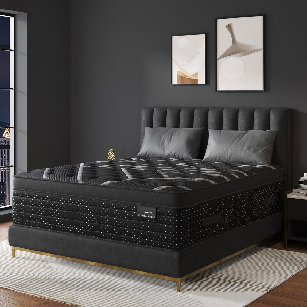 12″ 14″Twin Full Queen King Size Gel Memory Foam Spring Mattress In A Box