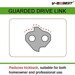 Replace 16″ GREENWORKS 60V CS60L252 CS60L212/210 Chainsaw Chain 3/8″LP .050 56DL