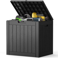 NEWBULIG 31 Gallon Outdoor Storage Box, Waterproof Deck Box with Lockable Lid…