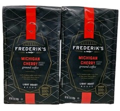 2 PACK Frederik’s By Meijer Michigan Cherry Ground Coffee 12 oz (24 oz total)