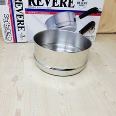 Vintage Revere Ware Stainless Steel Double Boiler Insert For 2qt & 3qt Sauce Pan