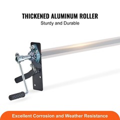 Dump Truck Trailer Hand Crank Manual Pull Tarp Roller Kit 64″ to 104″ Wide