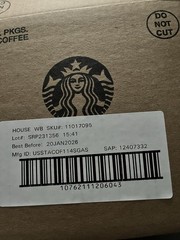 Starbucks House Blend whole bean Coffee Medium Roast 12oz 6 Bags LOT